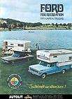 1970 Ford Car & Truck RV Camper Brochure Pickup