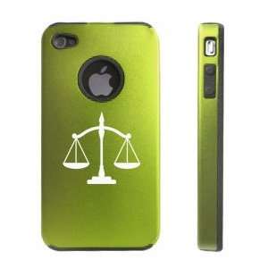  Apple iPhone 4 4S 4G Green D1286 Aluminum & Silicone Case 