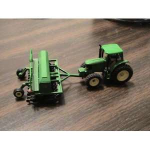  Ertl John Deere 6220 Tractor W/1590 Grain Drill Authentic 