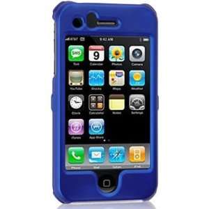  Apple iPhone 3G Rubberized Protector Case   Blue Cell 