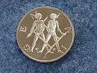 1970 Franklin Mint Gemini Treasury of Zodiac Sterling Silver Art Medal 