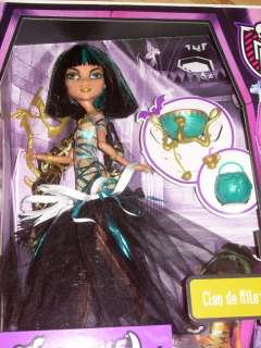 NIB 2012 Mattel MONSTER HIGH GHOULS RULE Mummy Doll CLEO DE NILE w 