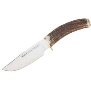 Muela Knives 13A Cougar Hunter Fixed Blade Knife with Genuine Stag 