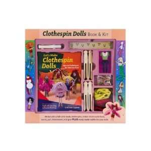  Clothespin Dolls Kit and Book Mud Puddle Toys & Games