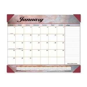  Desk Pad Calendar,12 Mths Jan Dec, 17 quot;x22 quot;, New 