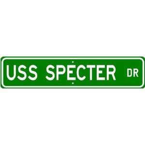  USS SPECTER MSF 306 Street Sign   Navy