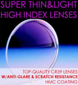 EyezoneCo​] Index 1.61 CR39 HMC Anti Glare & SR Lenses  