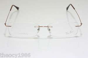 Rayban LightRay Frames Eyeglasses Eyewear RX 8680 1131 53mm Rimless 