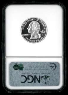   silver 25c proof a low mintage coin our 15th state ngc has graded this