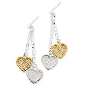  Sterling Silver and Vermeil Earrings Jewelry