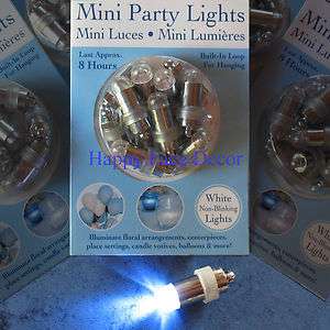 12 LED Mini Party Lights for Lanterns, Balloons, Floral  