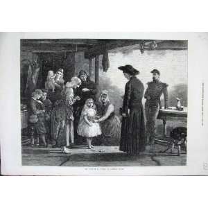   1871 Duncan Fine Art Family Home Children Fete Vierge