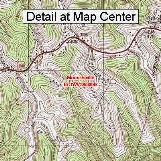 USGS Topographic Quadrangle Map   Moundsville, West Virginia (Folded 