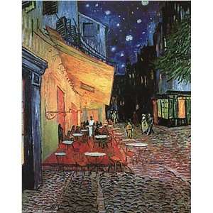  The Cafe Terrace on the Place du Forum, Arles, at Night by Vincent 