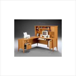 Bush Furniture Mission L Shape Wood Home Office Desk  
