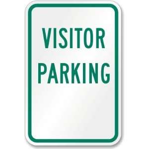  Visitor Parking Diamond Grade Sign, 18 x 12 Office 