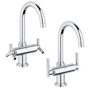   Atrio Atrio Bathroom Faucet High Spout Double Handle Centerset Less
