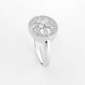  Sterling Silver 45 High Quality Micro Pave Cubic Zirconia 