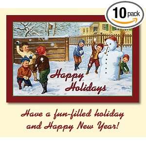 Old World Christmas Holiday Hijinks Christmas Cards Pack of 10 Cards 