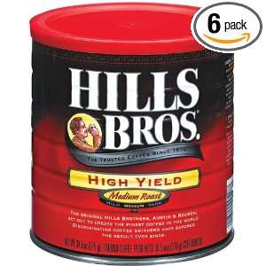 Hills Bros. Coffee Ground High Yield, 34.5000 Ounce Packages (Pack of 