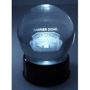  Syracuse Orange Carrier Dome Stadium Etched Crystal Ball 