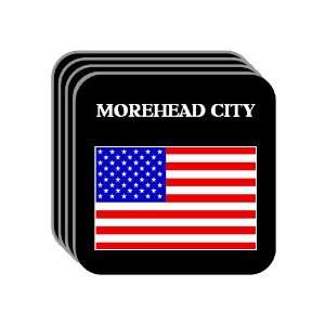  US Flag   Morehead City, North Carolina (NC) Set of 4 Mini 