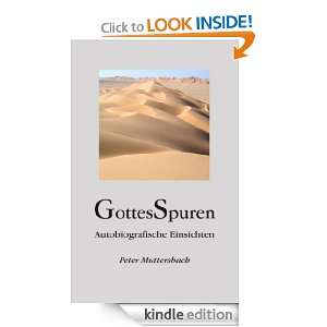 GottesSpuren Autobiografische Einsichten (German Edition) Peter 