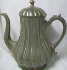 PRETTY VICTORIAN SILVER PLATE FLUTED COFFEE POT~R.F.STURGES