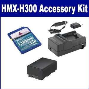 Samsung HMX H300 Camcorder Accessory Kit includes KSD2GB Memory Card 