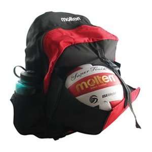  Molten Sports Backpack Holds Official Size Balls BLACK/RED 