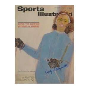 Cindy Hollingsworth autographed Sports Illustrated Magazine (Ski 