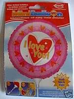 11 I LOVE YOU (Red Rose) Qualatex Balloons{HV}  