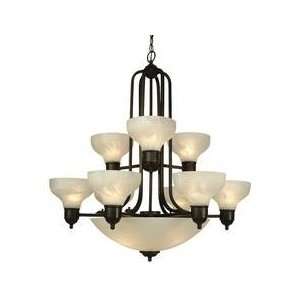 Dolan Designs Woodbury Twelve Light Chandelier  Antique Bronze # 1332 