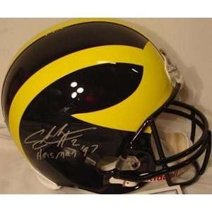 Charles Woodson Signed Helmet   Replica 