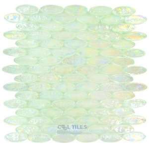  Moderna collection   2 x 3/4 glass tile in white diamond 