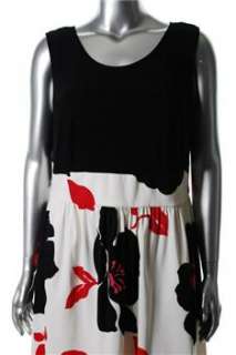 Jessica Howard NEW Plus Size Casual Dress Printed Stretch Sale 24W 