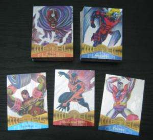 1995 Marvel Metal SILVER FLASHER Card Singles NM M  