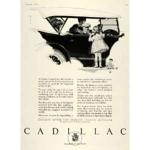  1923 Ad Fred Mizen Art Antique Cadillac Motor Car GM 
