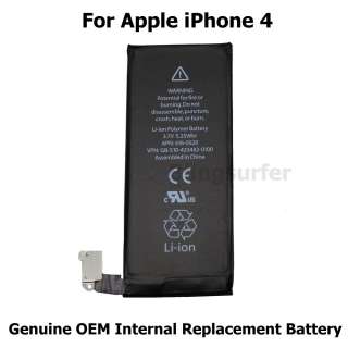 New Genuine OEM Replacement Battery for iPhone 4 4G  