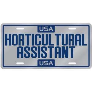  New  Usa Horticultural Assistant  License Plate 
