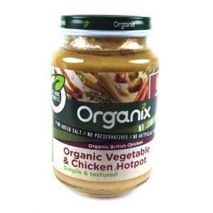 Organix 7 Month Jar Vegetable & Chicken Hotpot 190g  