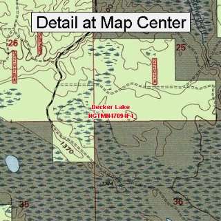   Map   Decker Lake, Minnesota (Folded/Waterproof)
