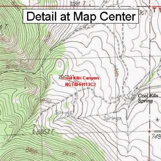  USGS Topographic Quadrangle Map   Coal Kiln Canyon, Idaho 