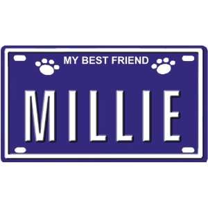  MILLIE Dog Name Plate for Dog House. Over 400 Names 