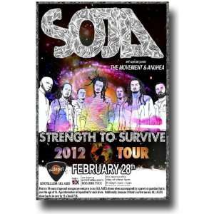   Concert Flyer   Strength to Survive Tour   SLC 2012