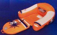 Caribbean Floating Pool Lounger Orange PVC Float  