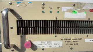 IFI Wideband Amplifier Model M5580 .01 1000 MHz AMP5580 Instruments 