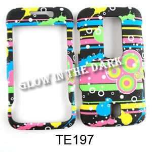  CELL PHONE CASE COVER FOR HUAWEI ASCEND M860 GLOW RAINBOW 