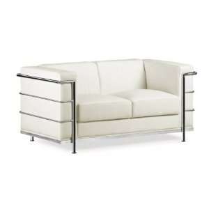    900242 Fortress Collection Leather Love Seat in
