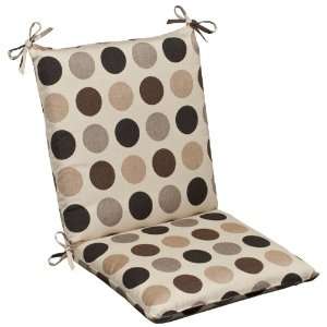  Outdoor Patio Furniture Mid Back Chair Cushion   Mocha 